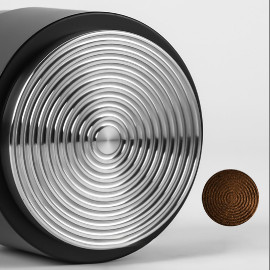 Coffee leveled ripple tamper with needle distributer 58mm 2