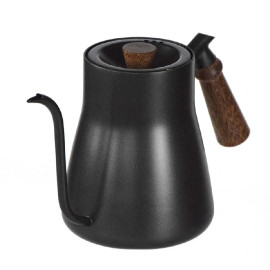 850ml Coffee Kettle Stainless Steel - Black