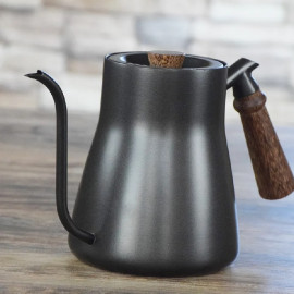 850ml Coffee Kettle Stainless Steel - Black 2