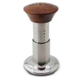 COFFEE FINE LEVEL CALIBRATED KNOCK FORCE THREADED TAMPER 51MM 2