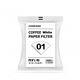 كافيد كونا - فلاتر -01-  CAFEDE KONA V60  100 ابيض معالج