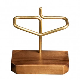 Filter Paper Shelf - Copper & Wood - Design 03
