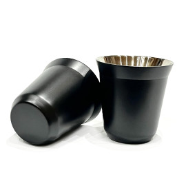 Nespresso design thermally insulated coffee mug - 160ml - black 2