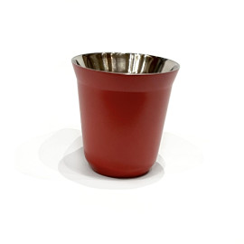 Nespresso Design Thermally Insulated Coffee Mug - 160 ml - Dark Red