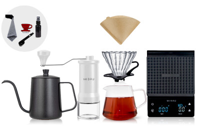 Buy MIBRU V60 Coffee Maker Set Of 7 Pcs with coffee bag in
