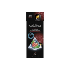 CURTIS - Iced Tea Pyramid Bags, Strawberry and Basil Flavor, 12 Bags