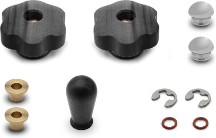 Black walnut upgrade kit for Lelit MaraX PL62X
