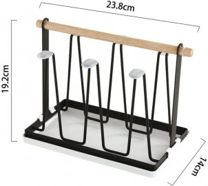 Coffee cup holder 6 cups black 2