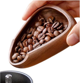 Coffee and tea wood doser plate