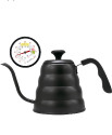 ابريق اسود لتقطير  مع معيار حرارة 700ml