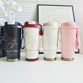 Vacuum thermos cup 500ml red 2