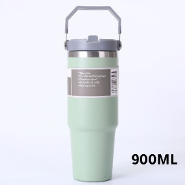 Buy Vacuum thermos cup 900ml green in Saudi Arabia, Khobar