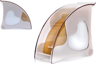 Coffee paper filter holder drawer white