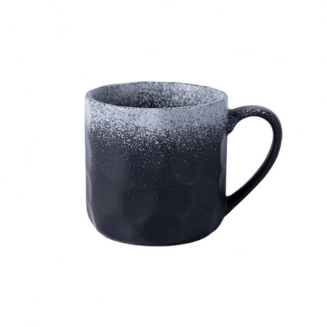 Coffee cup - The cell - 350 ml - Black with gray edge