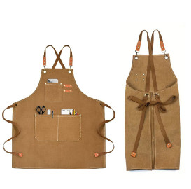 Apron Extra Large Size Pure Cotton Unisex Fit for Adults Men and Women Ideal for Barista Kitchen café shop