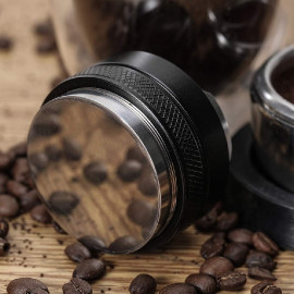 53mm Distributor and Tamper Dual Head Coffee Leveller for 54mm Portafilters Compatible with Brevillie series Barista Express 2