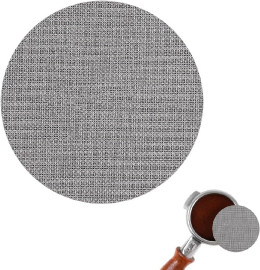 53.5mm Puck Screen 150μm 1.7mm Thickness for Even Extraction Compatible with Breville Espresso Machine Portafilters