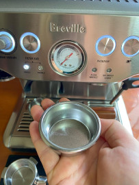 54mm Coffee Filter Basket for Portafilters, Stainless Steel, 2 Cup Size, Holds Up to 18g Ground Coffee 2