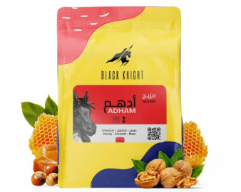 COFFEE BEAN BLACK KNIGHT ADHAM MIX FOR ESPRESSO AND FILTER 250G