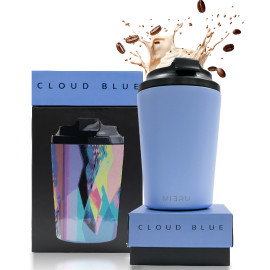 MIBRU 12OZ CEREAMIC INTERIOR CUP CLOUD BLUE 2