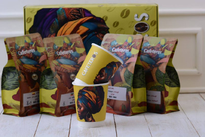 coffee box 4 bags 250g 2