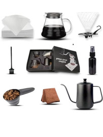 DOPPIO 9 Pcs Pour Over Coffee Maker Dripper Set