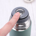 Coffee and tea vacuum bottle with 3 cups 500ml - black