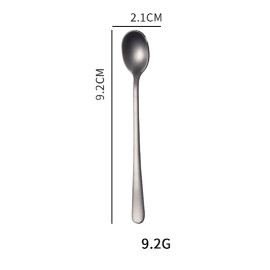 ملعقة اسبريسو استانليس ستيل لون اسود 9.2 cm
