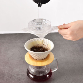 Coffee drip shower aid