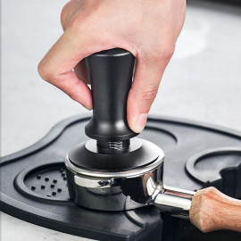Omran Cart 51mm Tamper Spring Loaded Spiral Base Fits Delonghi Dedica, Homix, Saachi, Nikkai, Geepas Portafilters 2