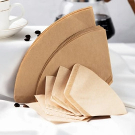 6 Cups Filter Paper - Brown - 100pcs Per Bag 2