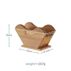 Filter Paper Shelf - Beechwood - Design 02 2