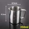 350ml Pitcher With Scale - Silver - Stainless Steel