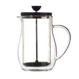 350ml French Press Glass & Wood