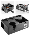 Omran Cart Espresso Tamping Station with Detachable Knock Box 10 in 1 Espresso Organizer for 51mm, 54mm, 58mm accessories