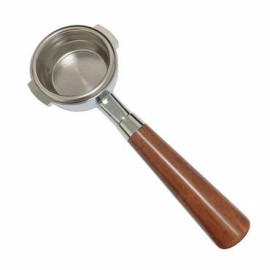 Wooden Handle Portafilter - 58 mm - design ( 1 )