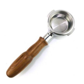 Wooden Handle Portafilter - 58 mm - design ( 2 )