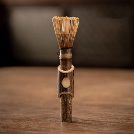 Matcha whisk long dark bamboo