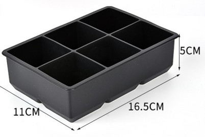 Big cubes mold 6pcs 2