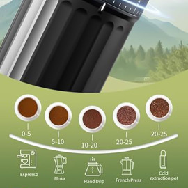 Coffee manual grinder outside adjustments ceramic burr 2