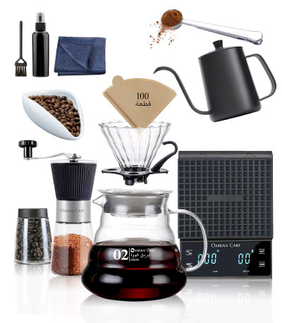 "Omran Cart  V60 Coffee Set Pour Over Coffee Maker 12pcs Kit coffee set