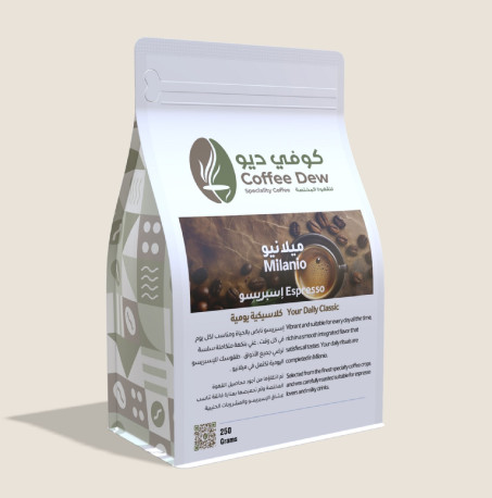 Coffee Dew Roastery Milanio Espresso 250 grams (Whole Beans).