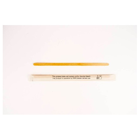 Wooden coffee stirrer