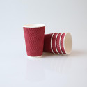 8oz Wavy Wallpaper Hot Cup – Red
