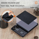 Omran Cart Wave Pour Over Set – 400ml Server, Plastic Dripper W-155, Filter Papers (100pcs), Coffee Scale with Timer