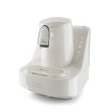 Arzum Okka Elite OK0040-05 Turkish Coffee Machine White/Chrome, Automatic with Slow & Fast Brewing, Direct-to-Cup, Self-Cleaning