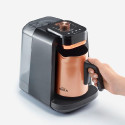 Arzum Okka Rich Pro Plus OK0038-04 Turkish Coffee Maker Copper with Water Tank, Milk & Choco Functions, Slow Brew, Self-Cleaning