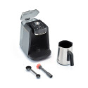 Arzum Okka Rich Pro Plus OK0038-05 Turkish Coffee Maker Chrome with Water Tank, Milk & Choco Functions, Slow Brew, Self-Cleaning