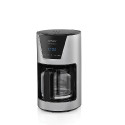 Arzum Brewtime Delux Filter Coffee Machine AR3081 Inox, 1.5L Jug, 24H Timer, Adjustable Aroma Strength, Keep-Warm, 900W