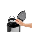 Arzum Brewtime Delux Filter Coffee Machine AR3081 Inox, 1.5L Jug, 24H Timer, Adjustable Aroma Strength, Keep-Warm, 900W